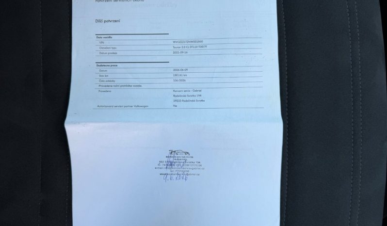 Volkswagen Touran 2.0TDi 110kW DSG! Tažné! Vyhř. full